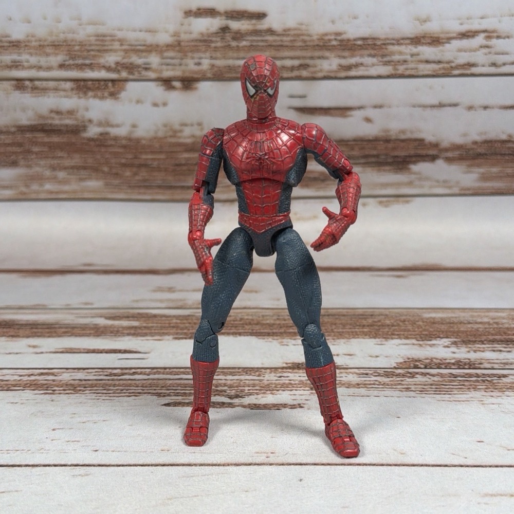 ToyBiz 2002 Marvel Spider-Man The Movie Super Poseable 6" Figure Tobey Maguire